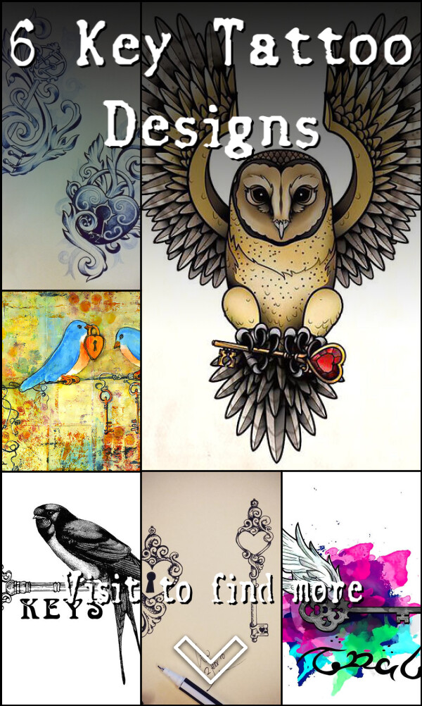 6 Key Tattoo Designs