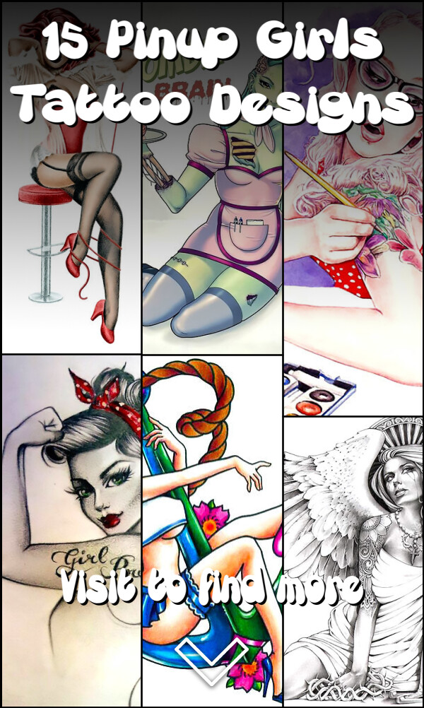15 Pinup Girls Tattoo Designs