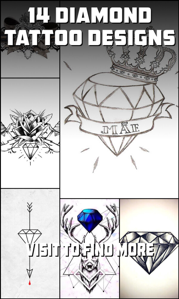 14 Diamond Tattoo Designs