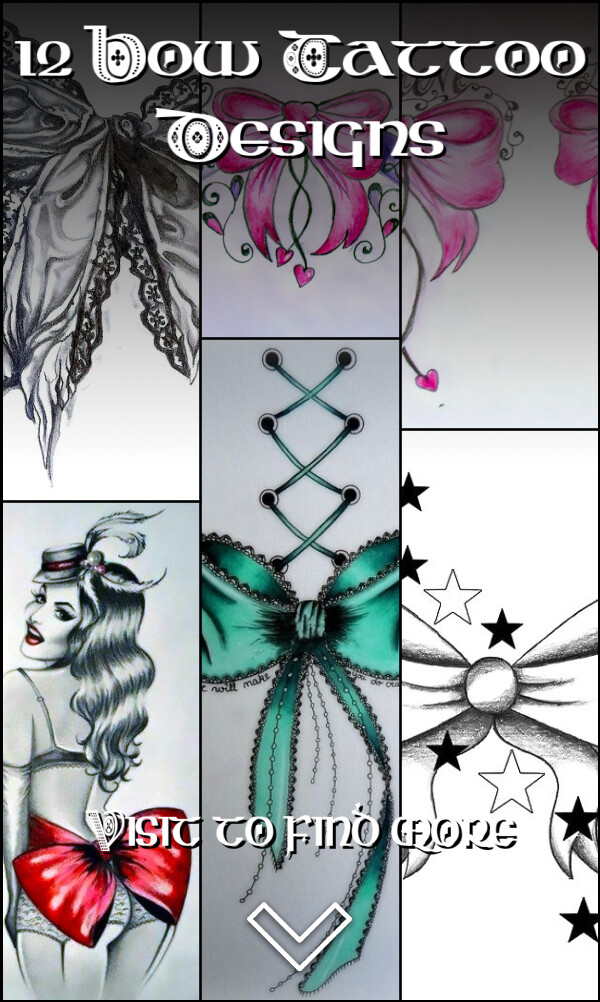 12 Bow Tattoo Designs