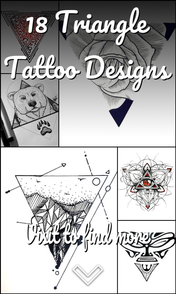 18 Triangle Tattoo Designs