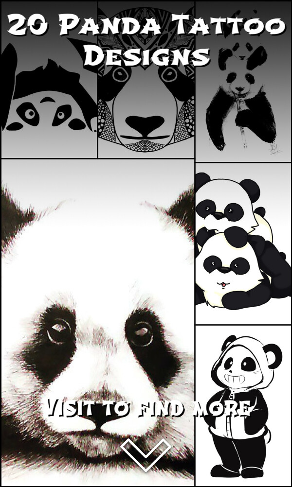 20 Panda Tattoo Designs