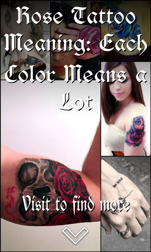Rose Tattoo Meaning: Each Color Means a Lot