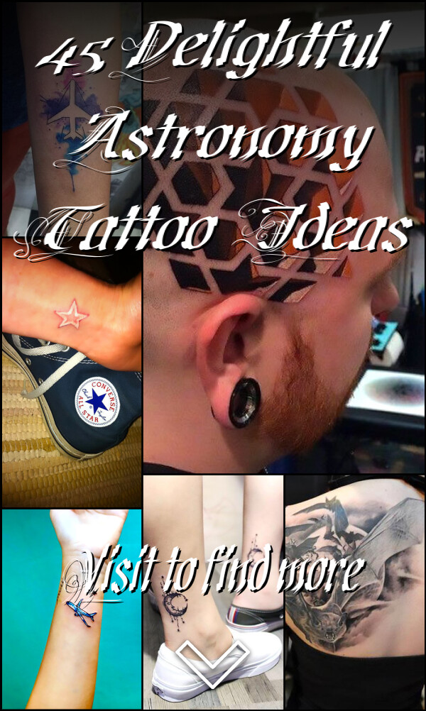 45 Delightful Astronomy Tattoo Ideas