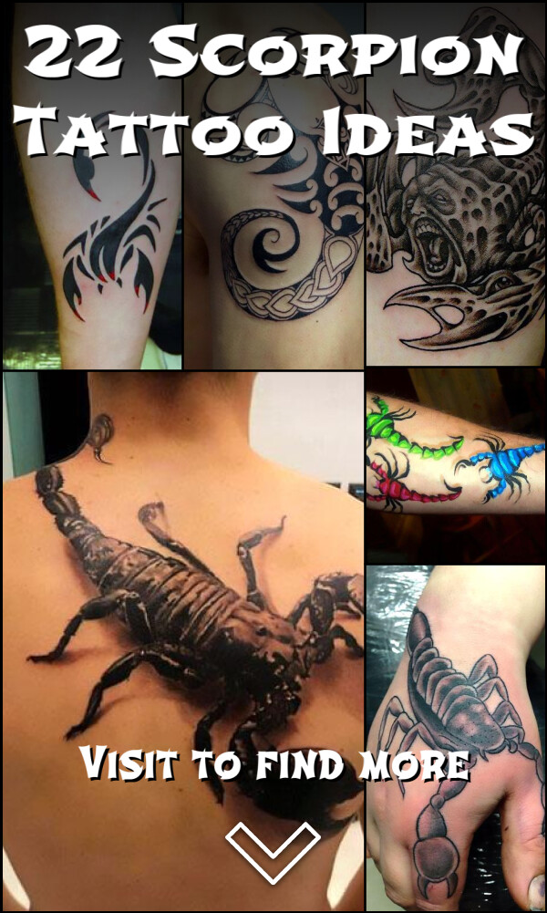 22 Scorpion Tattoo Ideas