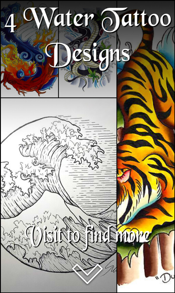 4 Water Tattoo Designs