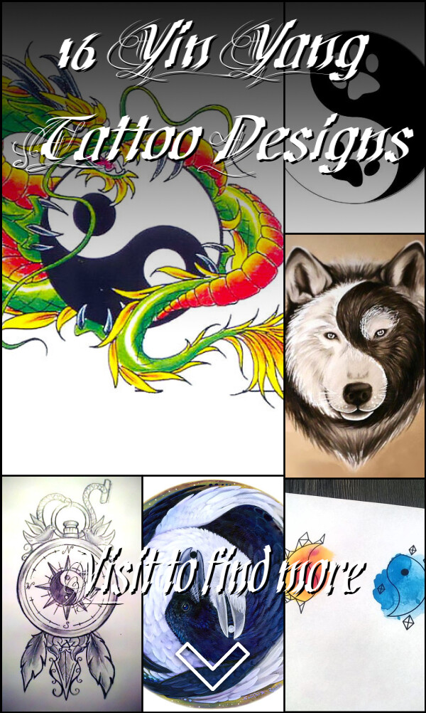 16 Yin Yang Tattoo Designs