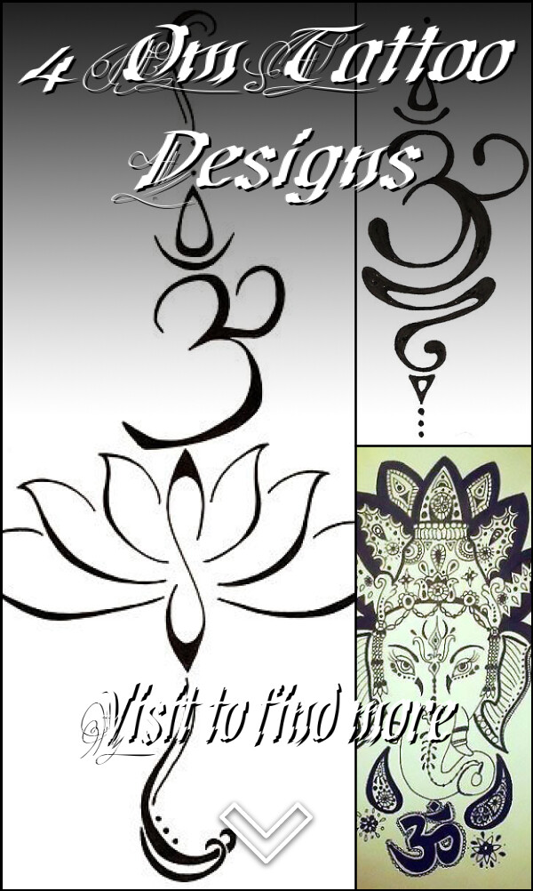 4 Om Tattoo Designs
