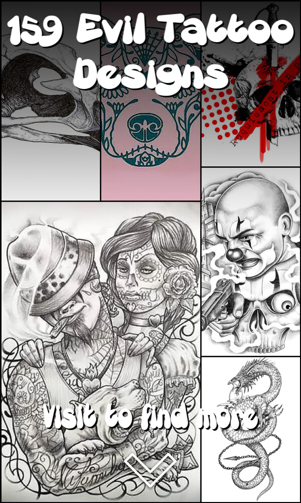 159 Evil Tattoo Designs