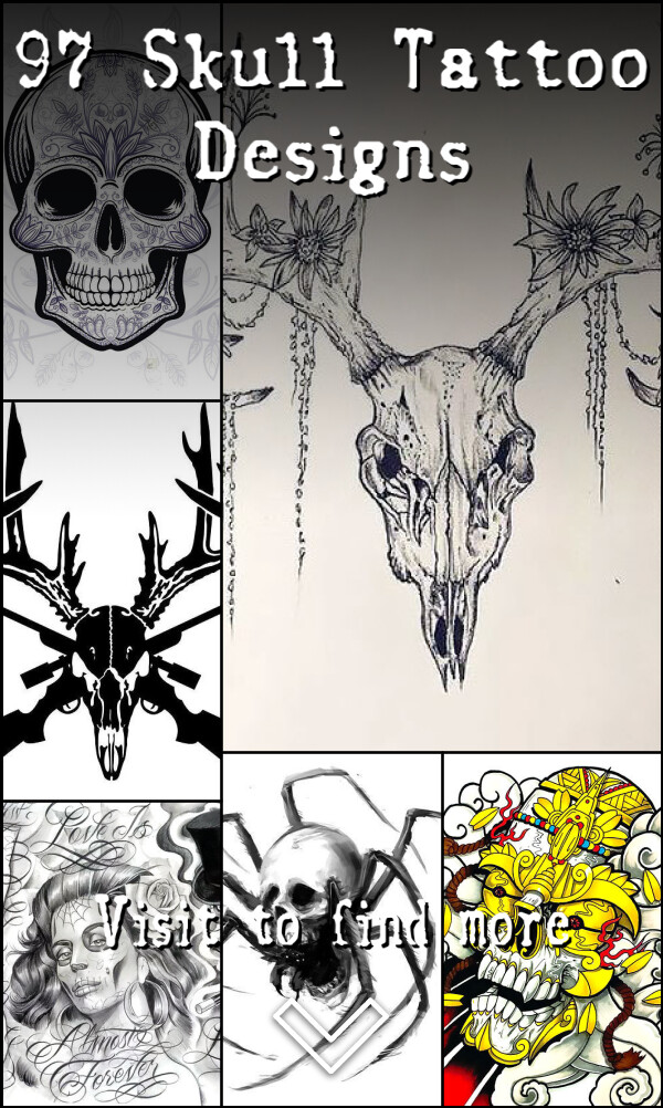 97 Skull Tattoo Designs