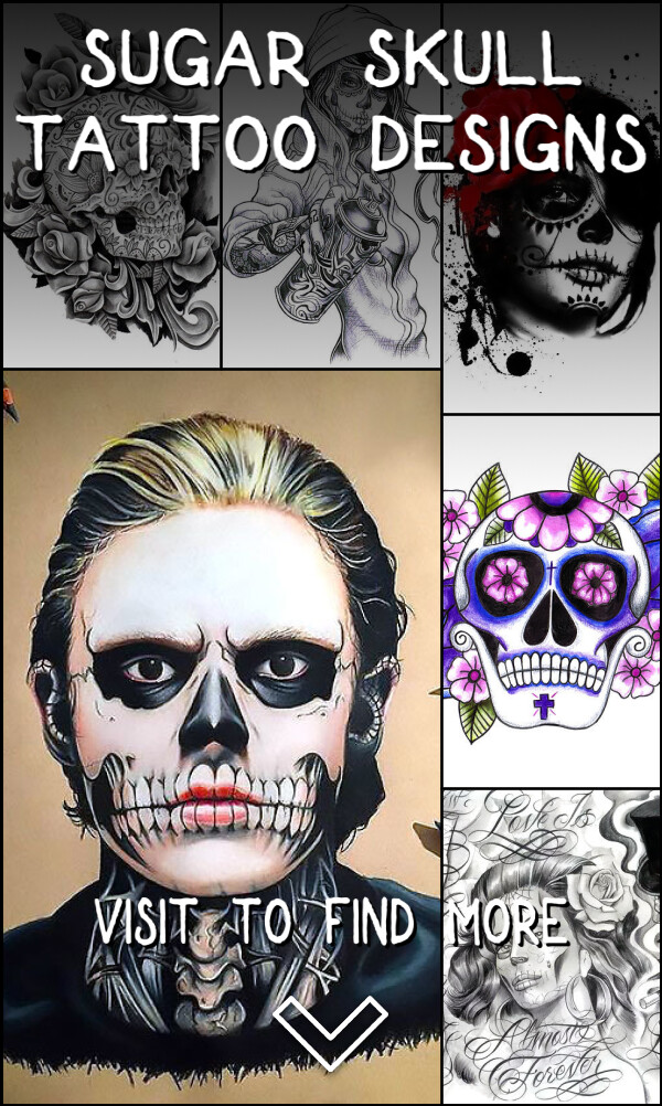 13 Sugar Skull Tattoo Designs