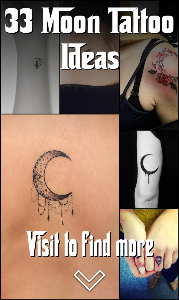 33 Moon Tattoo Ideas