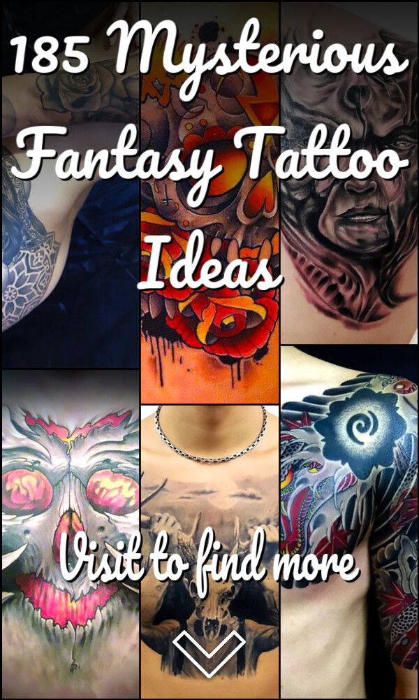 185 Mysterious Fantasy Tattoo Ideas
