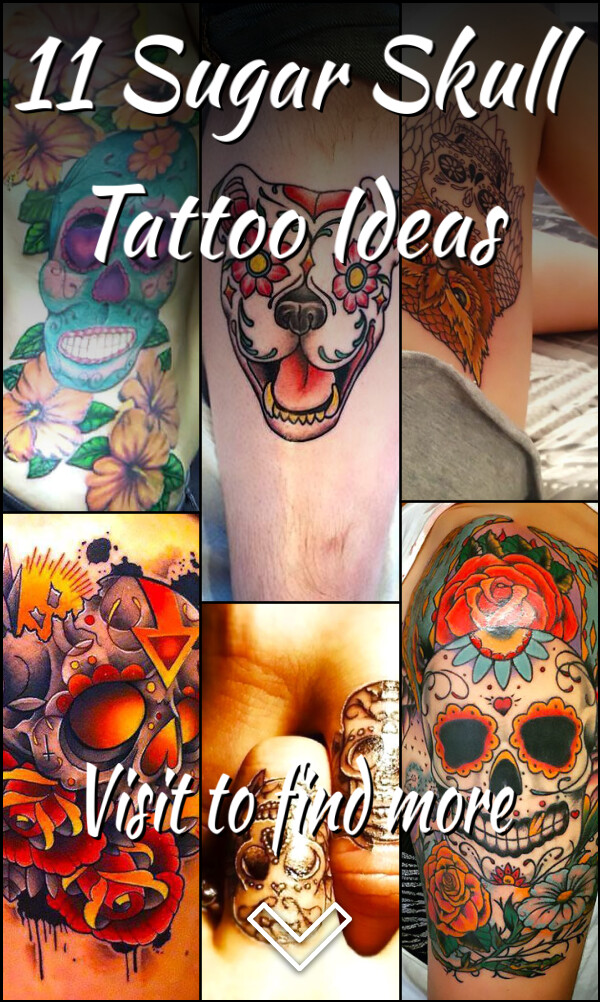 11 Sugar Skull Tattoo Ideas