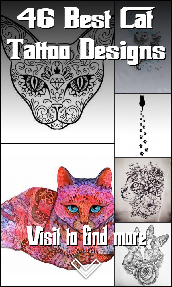 46 Best Cat Tattoo Designs