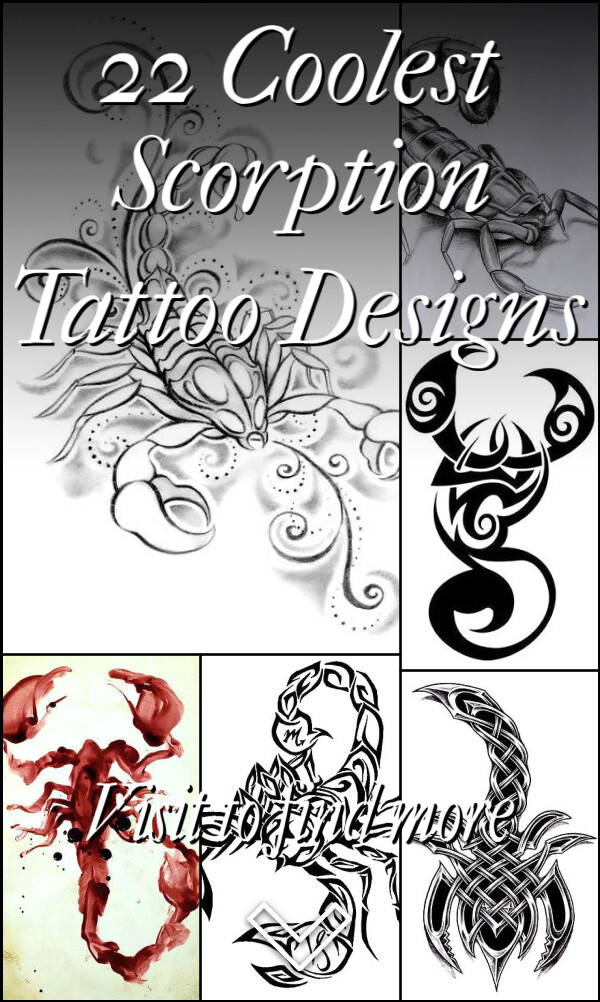 22 Coolest Scorption Tattoo Designs