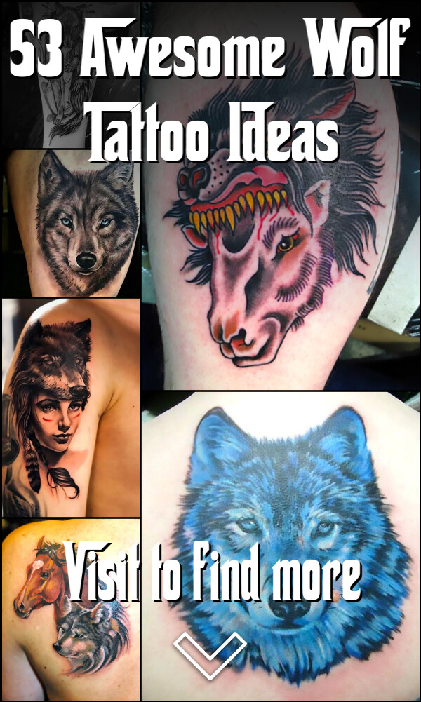 53 Awesome Wolf Tattoo Ideas