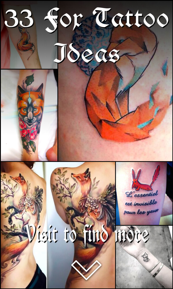 33 Fox Tattoo Ideas
