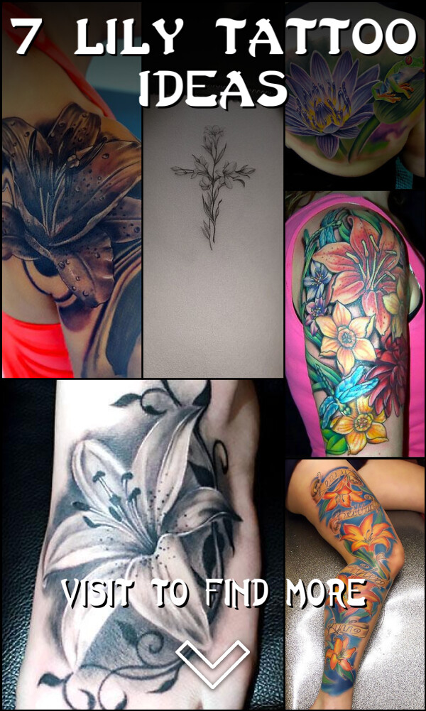 7 Lily Tattoo Ideas