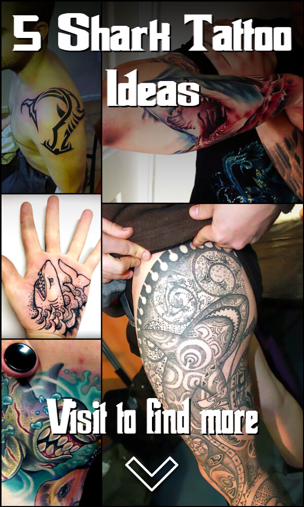 5 Shark Tattoo Ideas