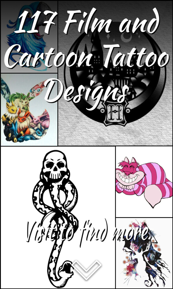 117 Film and Cartoon Tattoo Designs