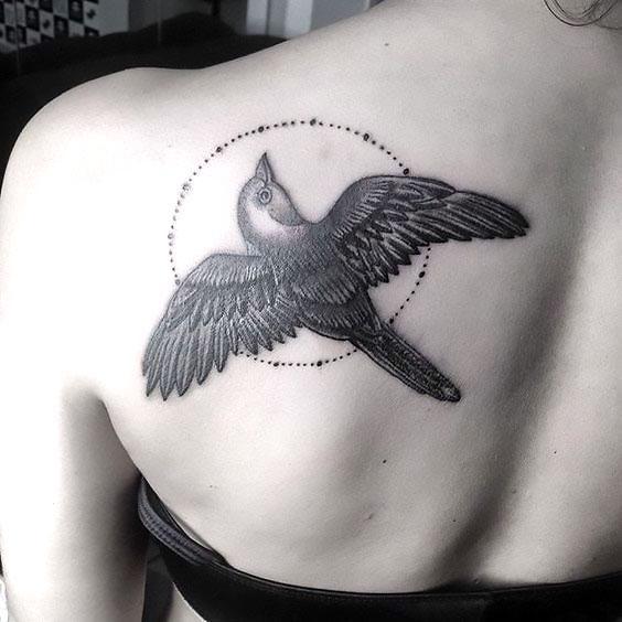 Blackbird Tattoo for Girls Tattoo Idea
