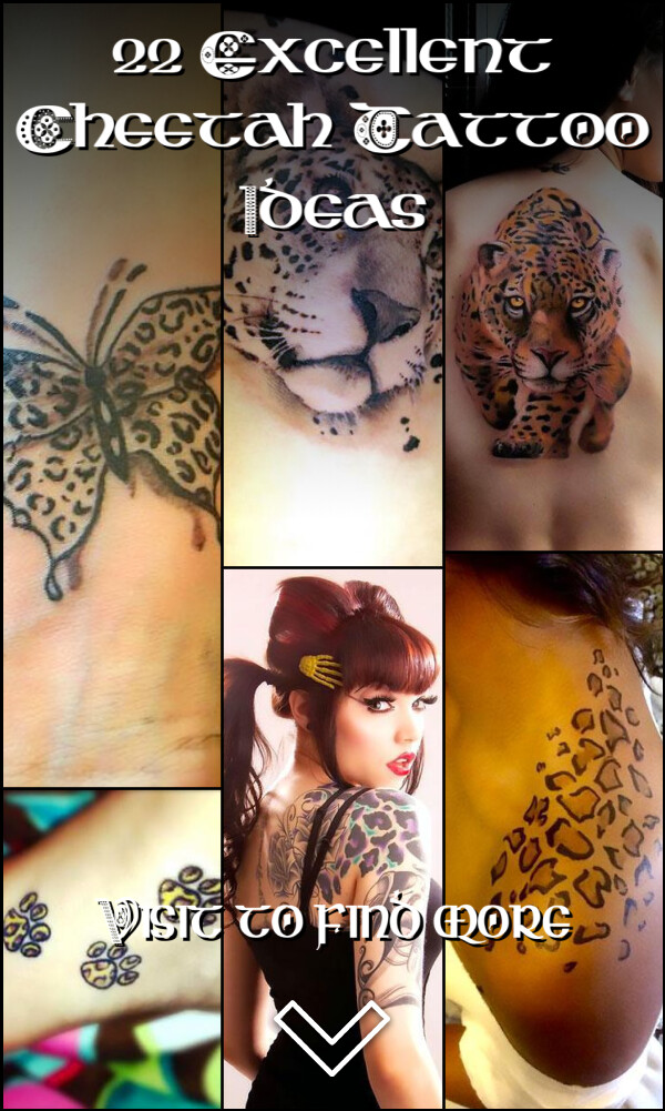 22 Excellent Cheetah Tattoo Ideas