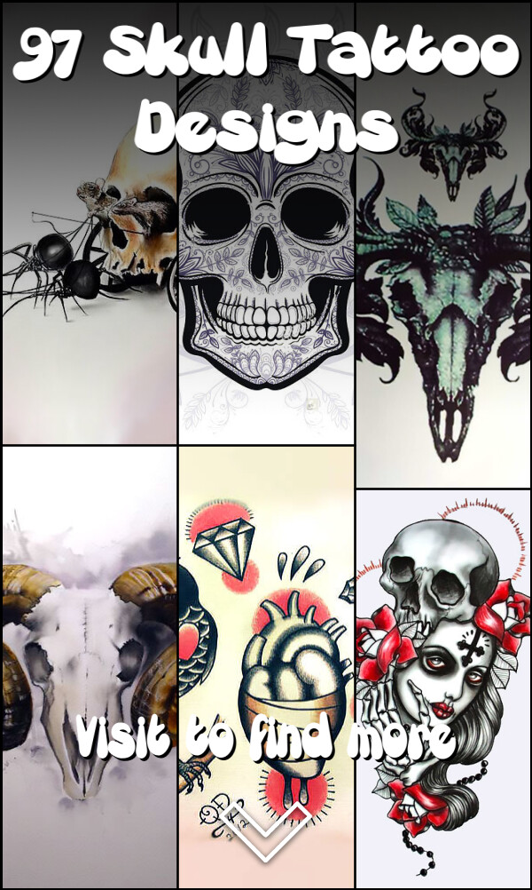 97 Skull Tattoo Designs