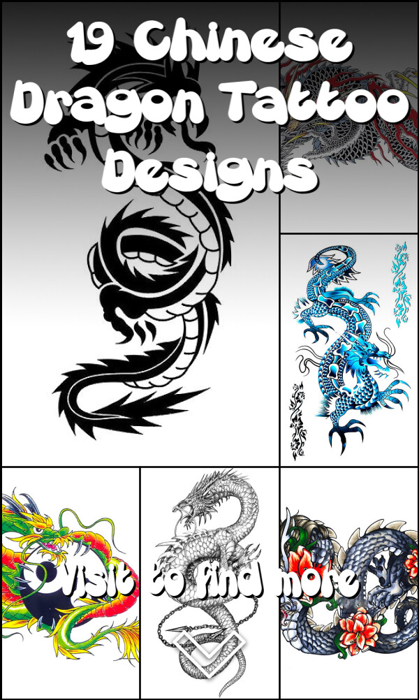 19 Chinese Dragon Tattoo Designs