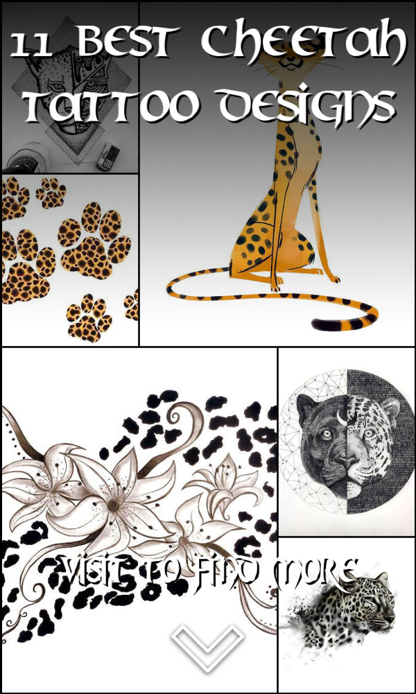 11 Best Cheetah Tattoo Designs