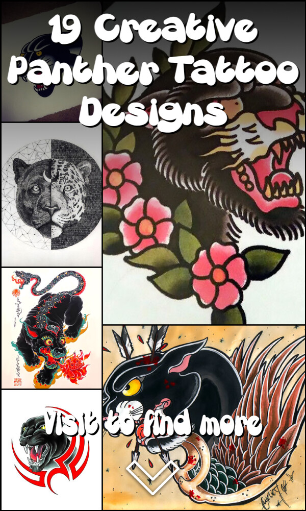 19 Creative Panther Tattoo Designs