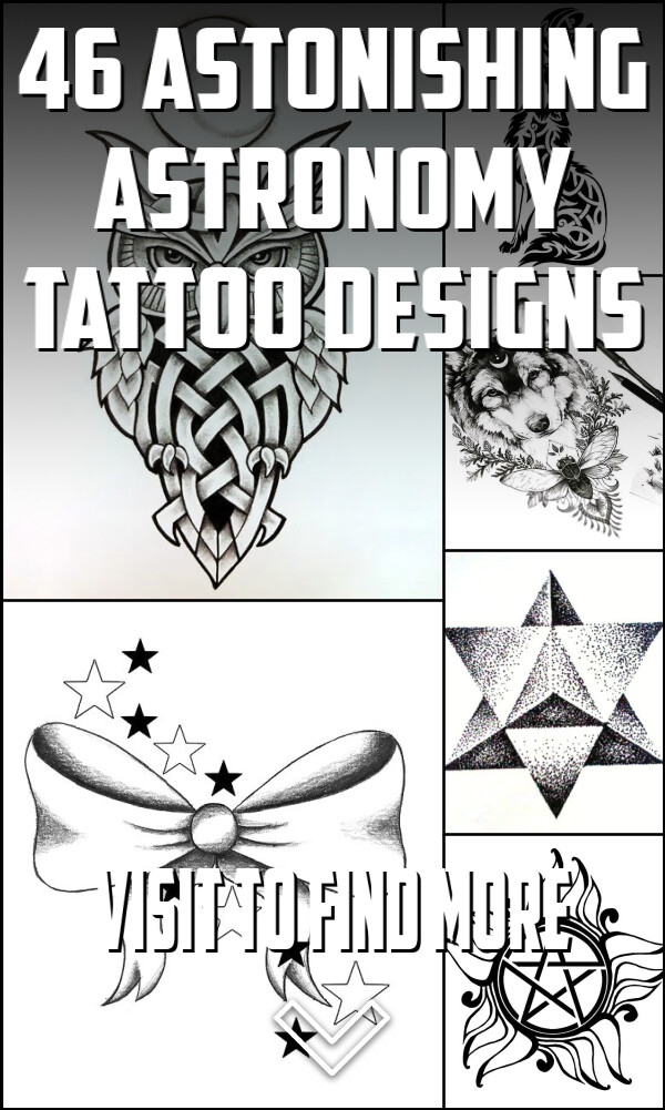 46 Astonishing Astronomy Tattoo Designs