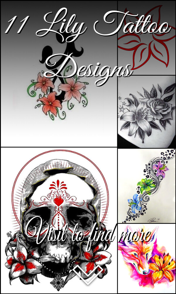 11 Lily Tattoo Designs