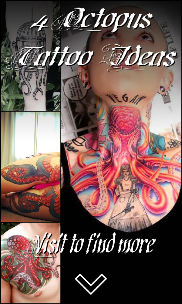 4 Octopus Tattoo Ideas