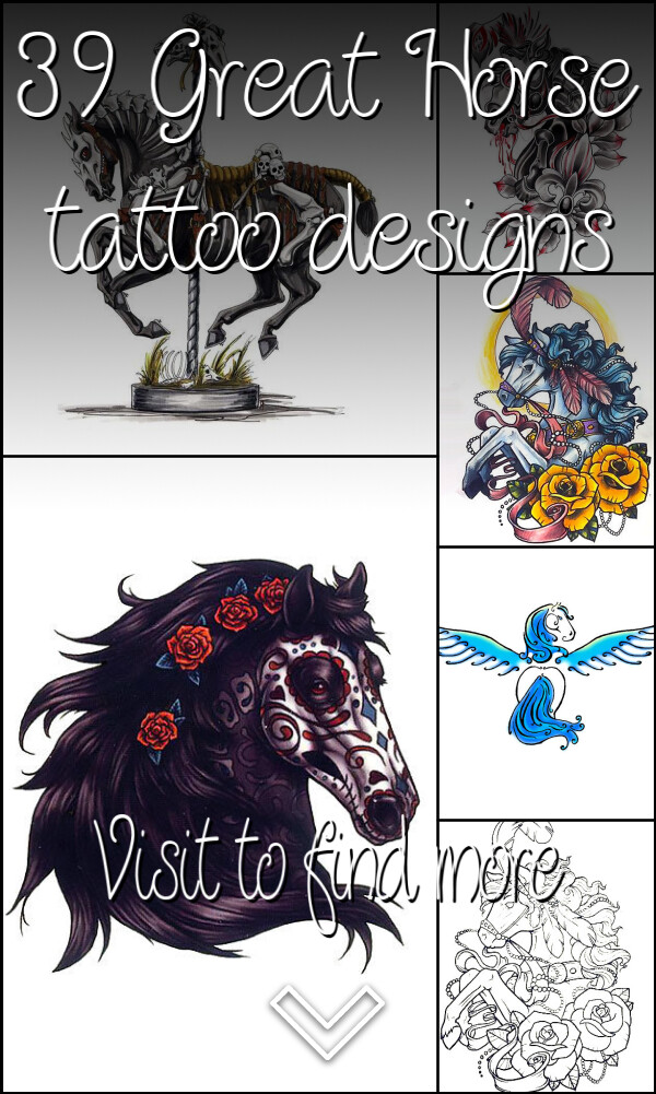 39 Great Horse tattoo designs