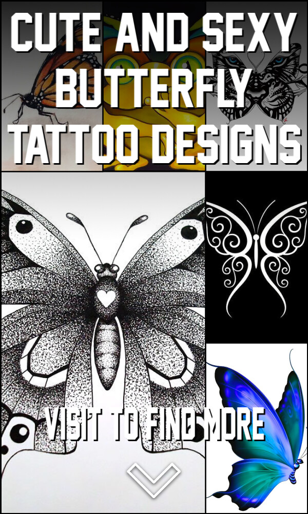 Cute and Sexy Butterfly Tattoo Designs