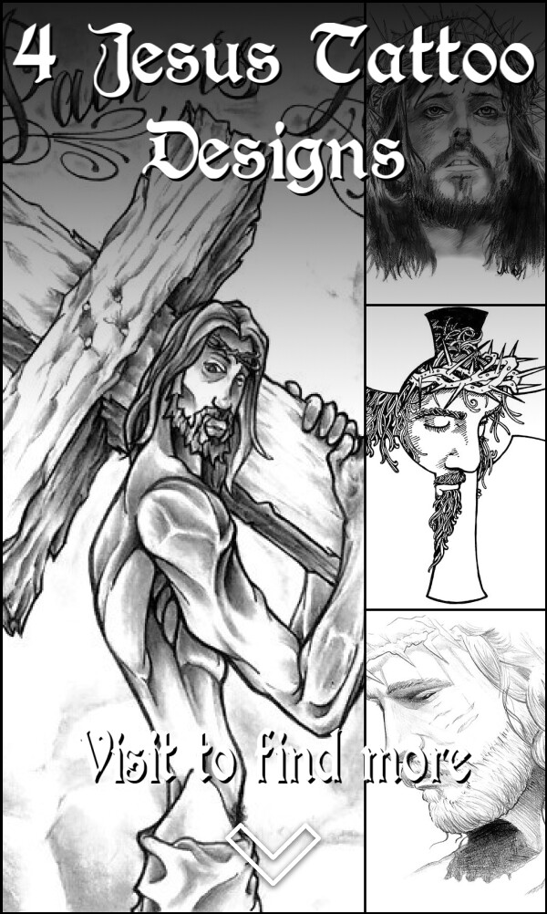 4 Jesus Tattoo Designs