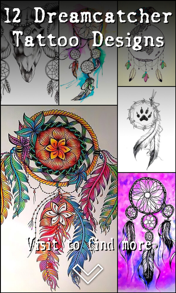 12 Dreamcatcher Tattoo Designs