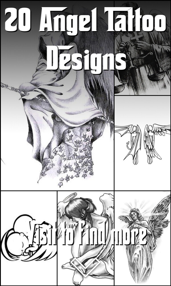 20 Angel Tattoo Designs