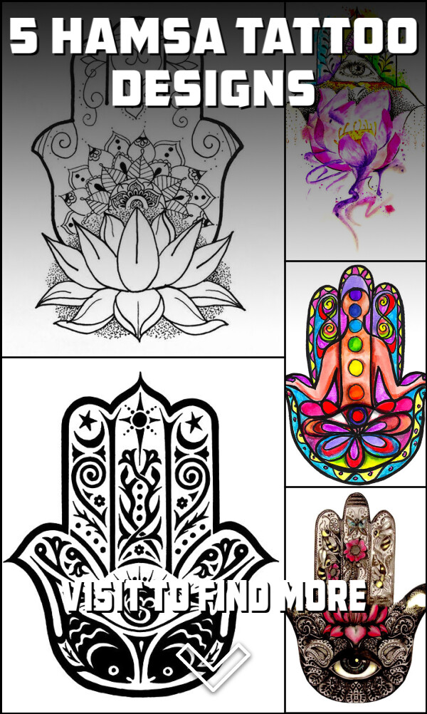 5 Hamsa Tattoo Designs