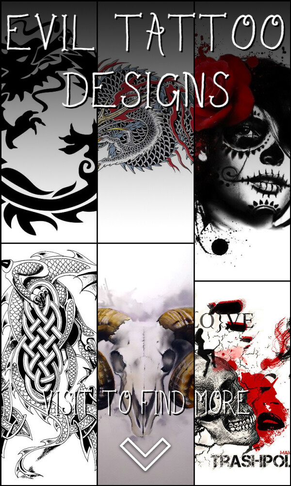 159 Evil Tattoo Designs