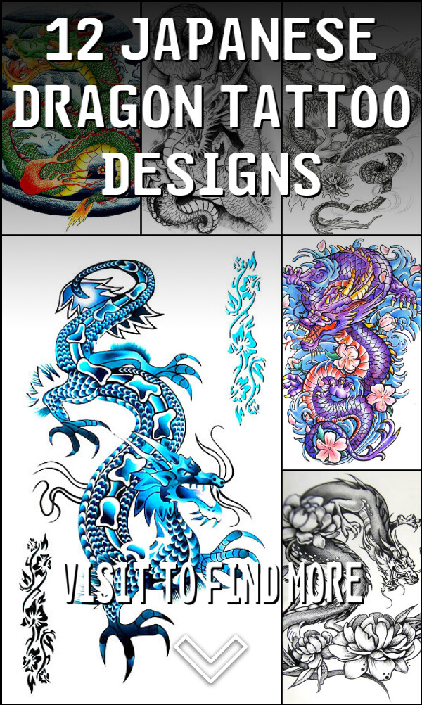 12 Japanese Dragon Tattoo Designs