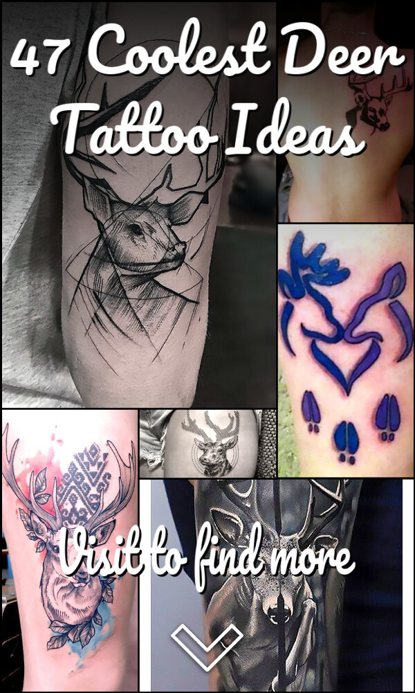 47 Coolest Deer Tattoo Ideas