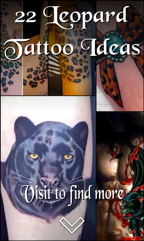 22 Leopard Tattoo Ideas