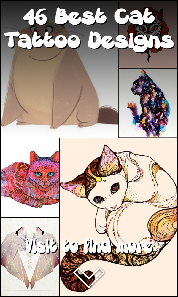 46 Best Cat Tattoo Designs