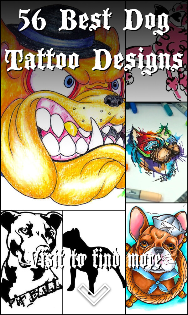 56 Best Dog Tattoo Designs