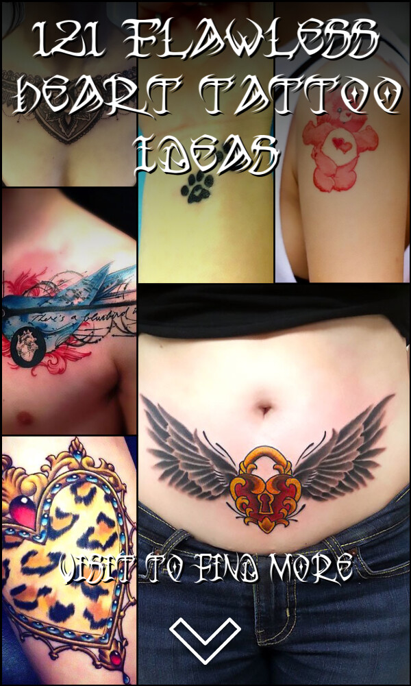 121 Flawless Heart Tattoo Ideas 