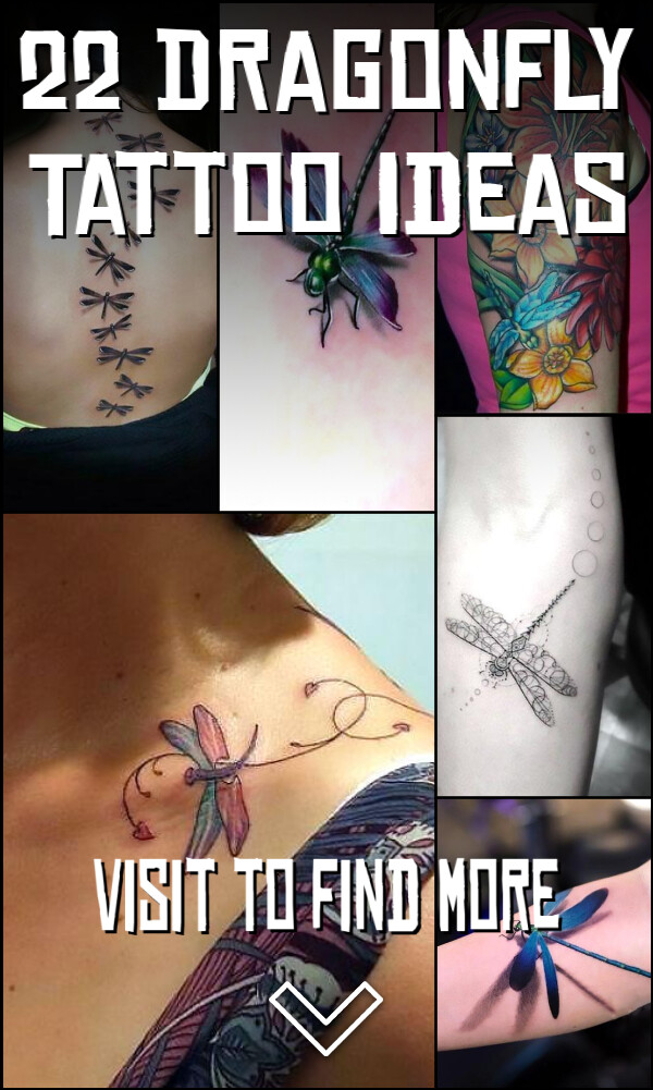22 Dragonfly Tattoo Ideas