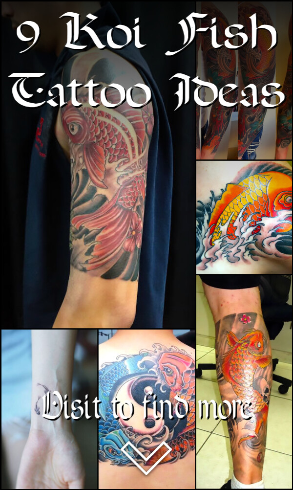 9 Koi Fish Tattoo Ideas