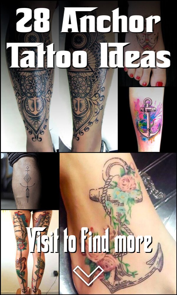 28 Anchor Tattoo Ideas